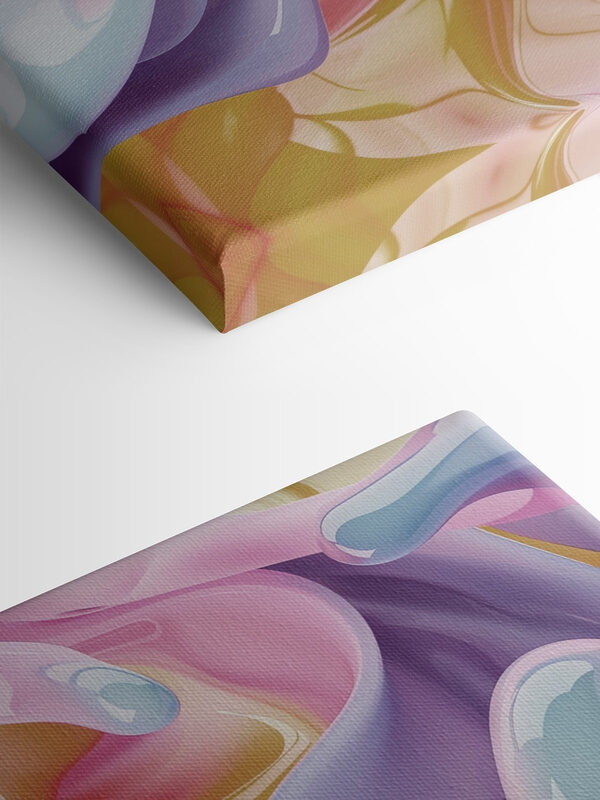 Flowing colors in vibrant harmony