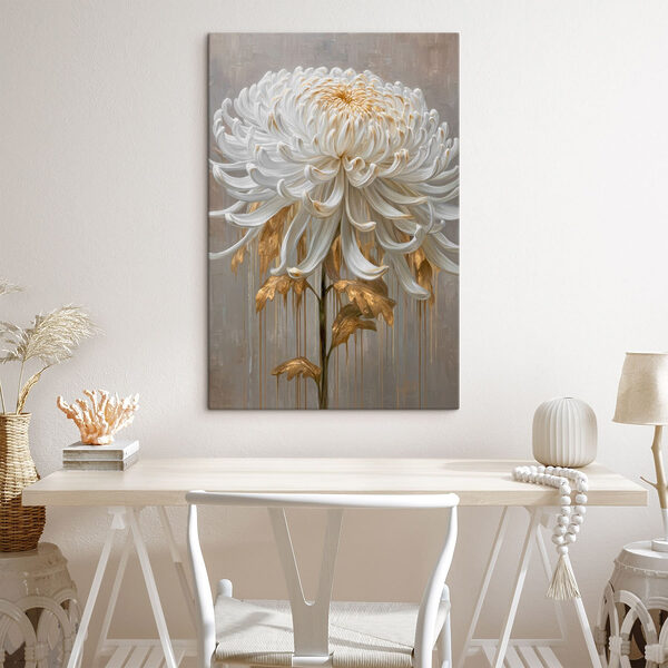 Elegant flower with flowing petals Elegant flower with flowing petals