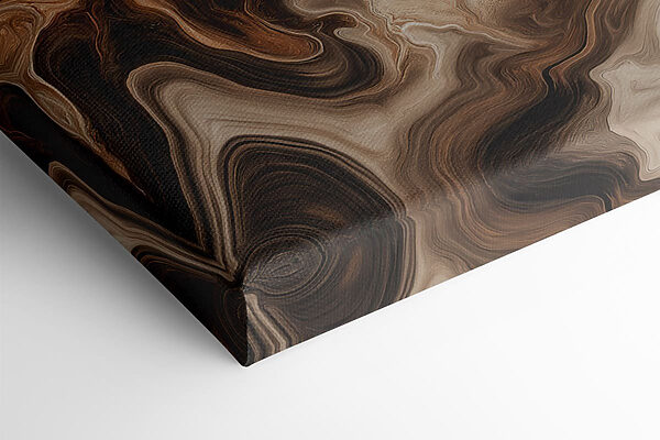 Abstract swirls of warm earth tones