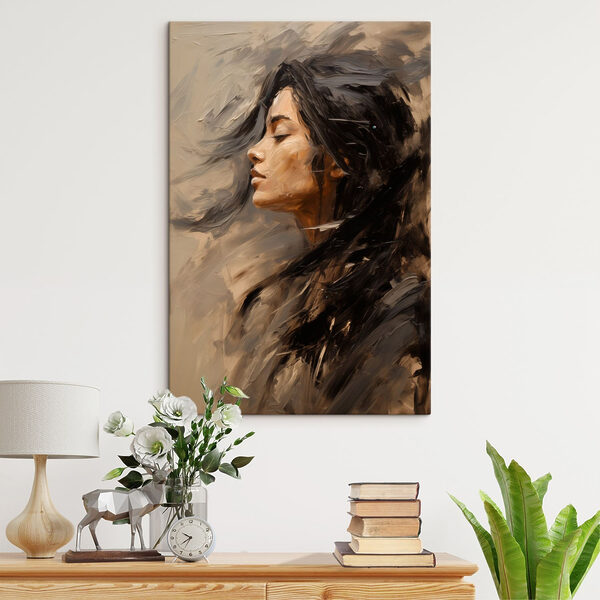 Profile of serenity and strength Profile of serenity and strength