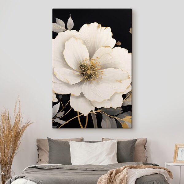 Beautiful flower against dark background Beautiful flower against dark background