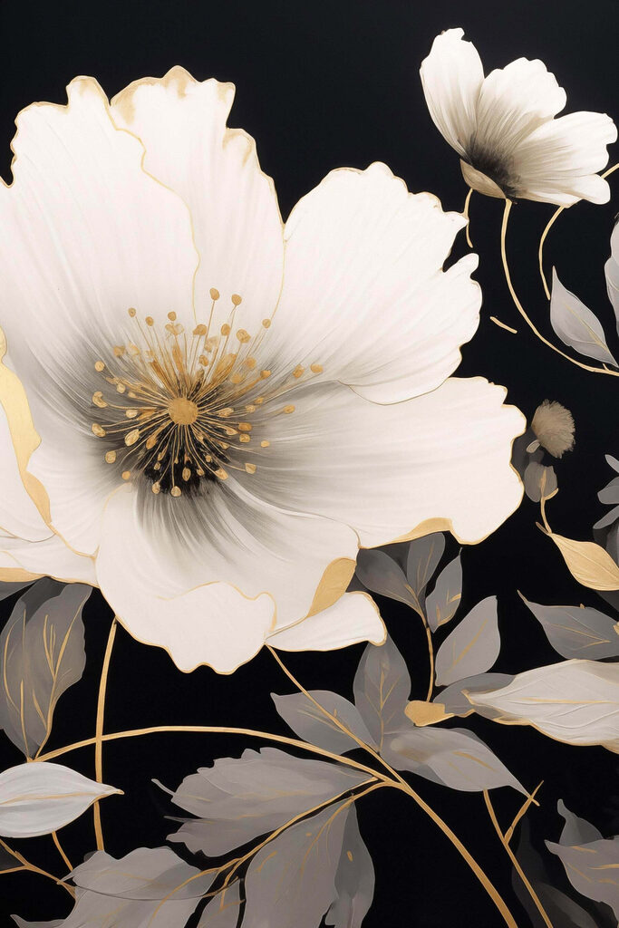 Beautiful floral design with delicate details