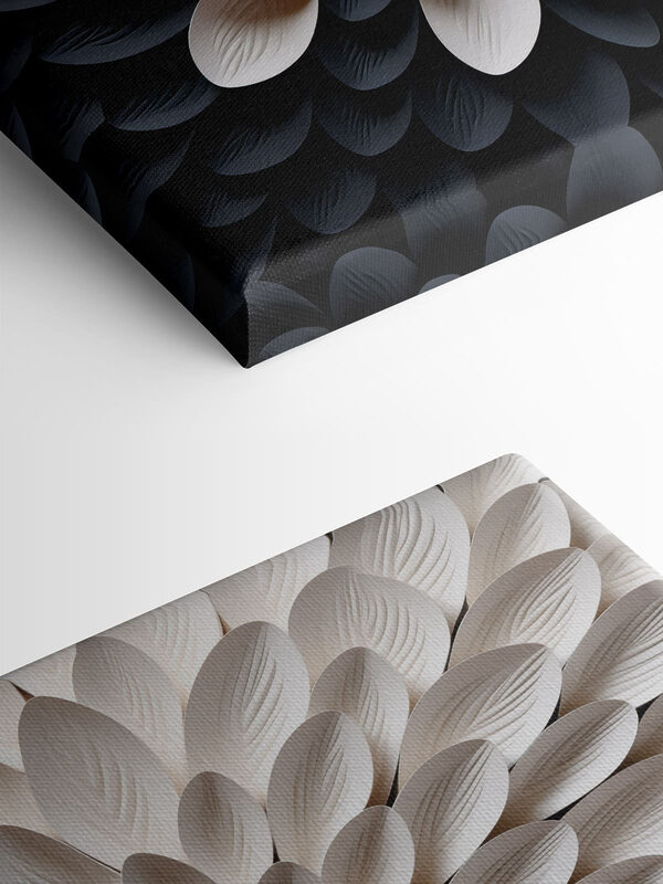Elegant design in contrasting colors