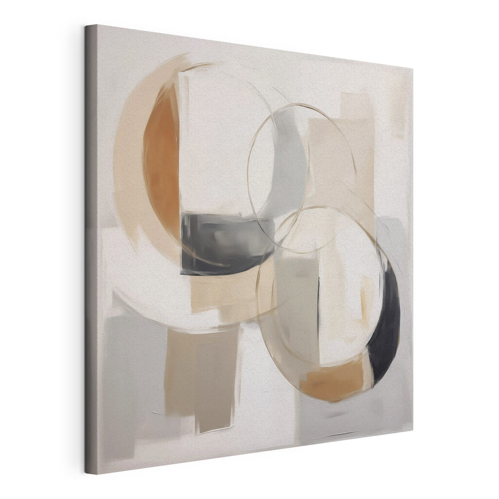 Painting of circles and squares Painting of circles and squares