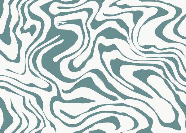 Flowing lines in cool hues