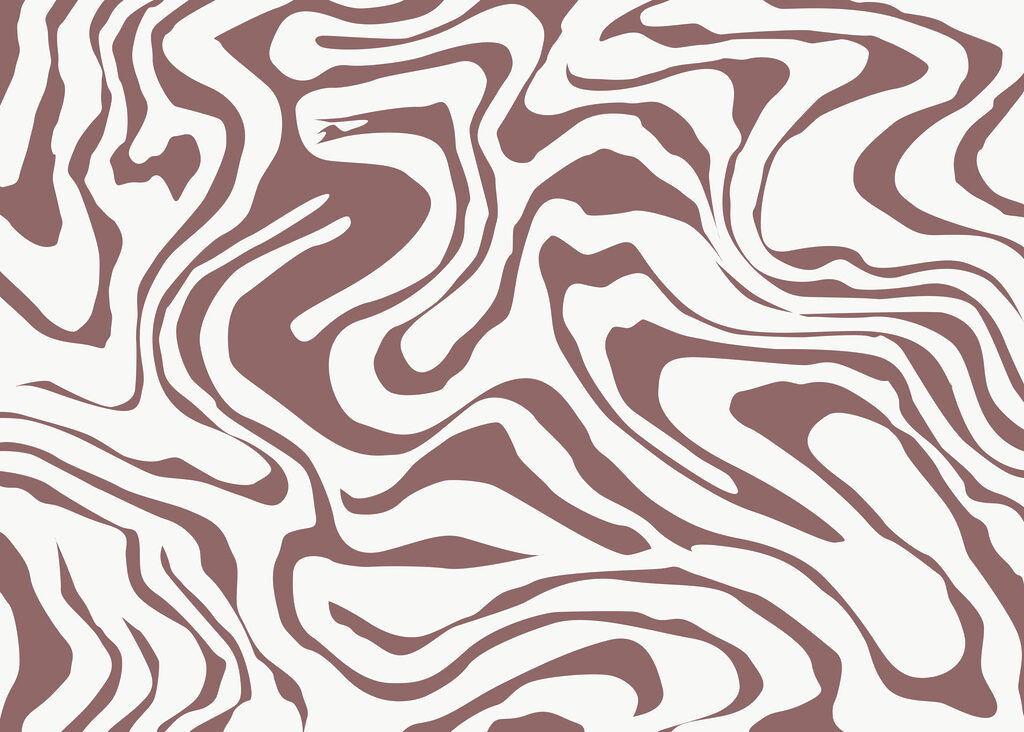 Abstract waves in soft hues