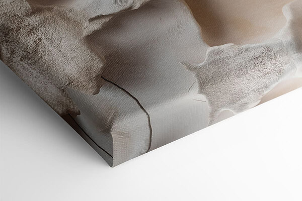 White rock with black line