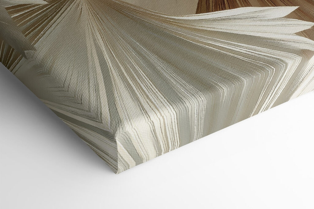 Group of fan shaped leaves