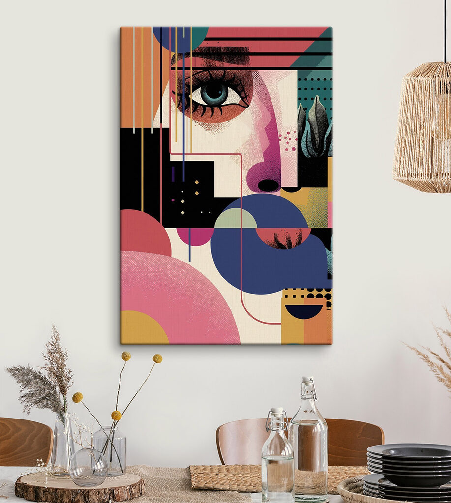 Colorful art piece of artwork Colorful art piece of artwork