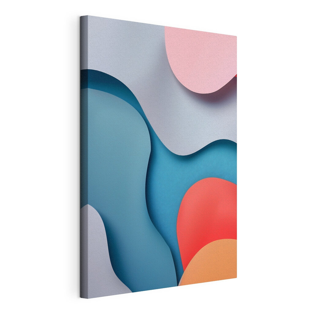Colorful paper cut out shapes Colorful paper cut out shapes