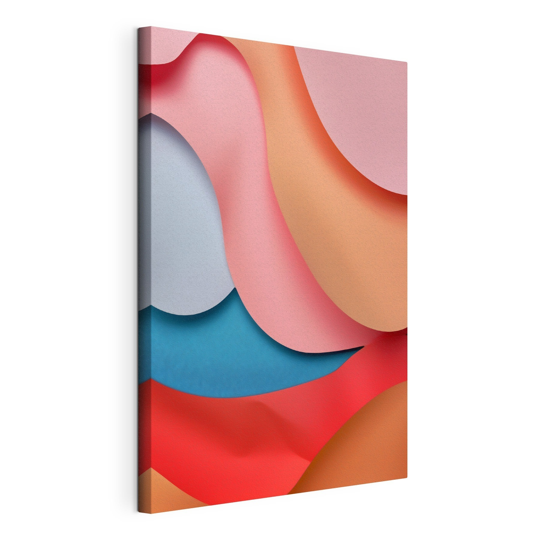 Colorful layers of paper art