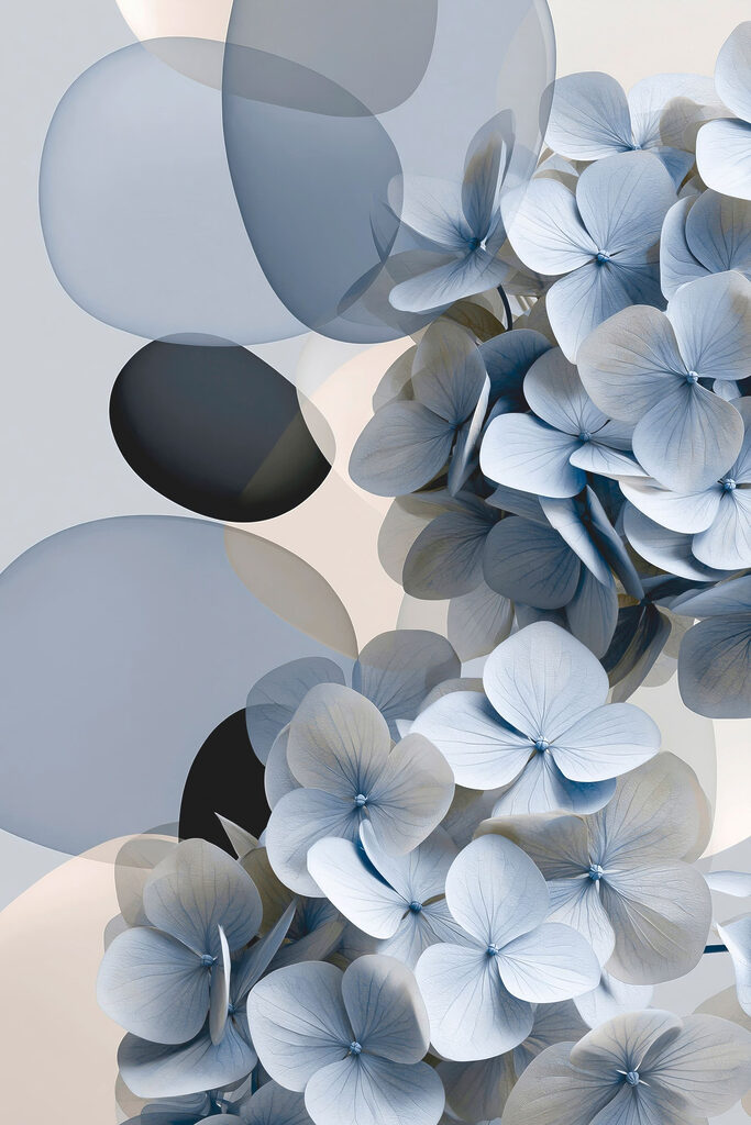 Delicate petals in soft hues