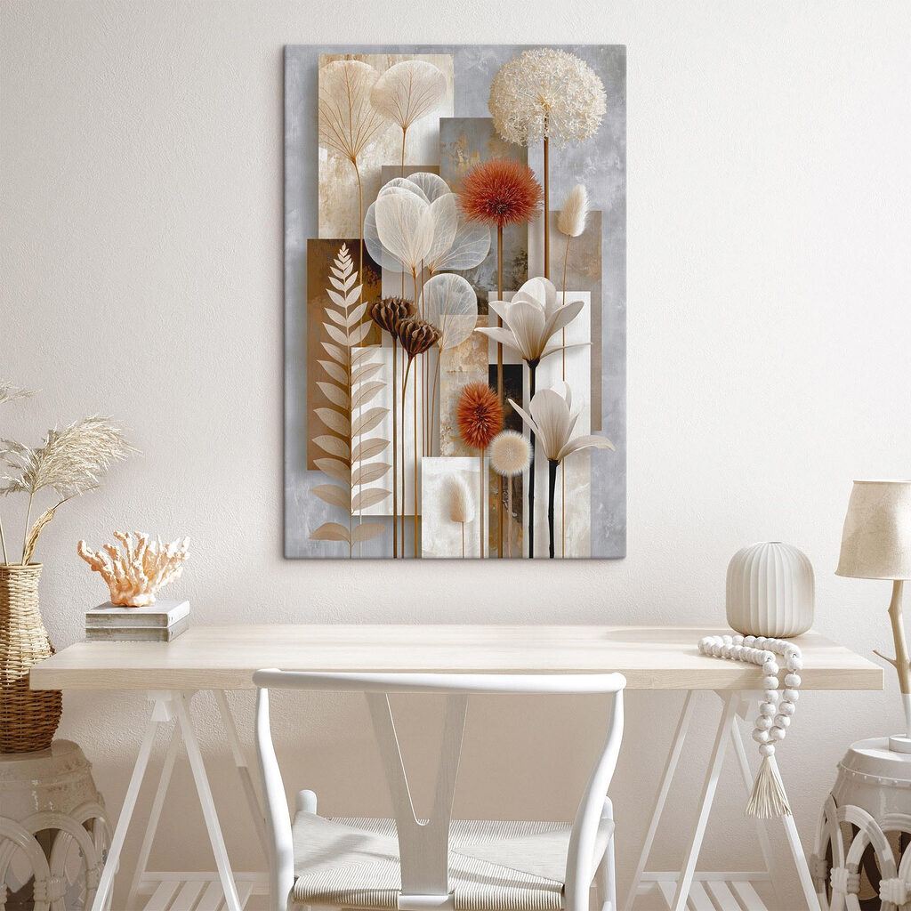 Wall art of flowers and plants Wall art of flowers and plants