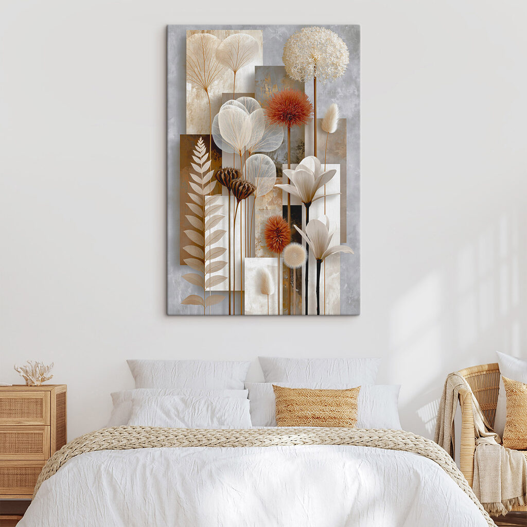 Wall art of flowers and plants Wall art of flowers and plants