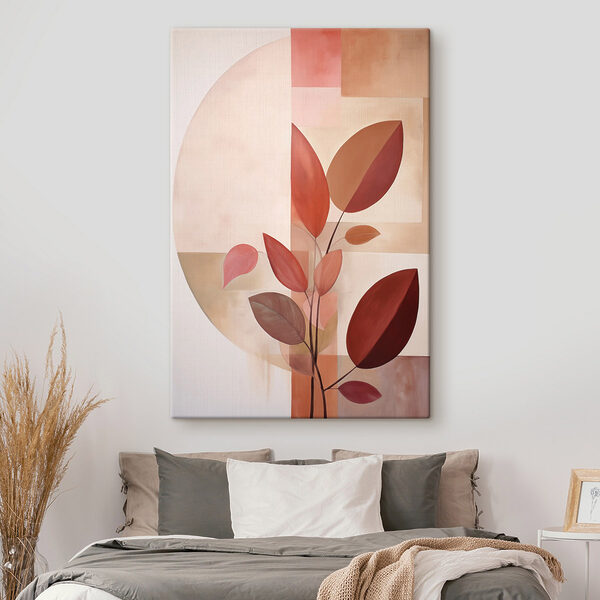 Painting of a plant with leaves
