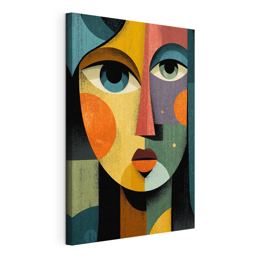 Bold colors meet abstract features Bold colors meet abstract features