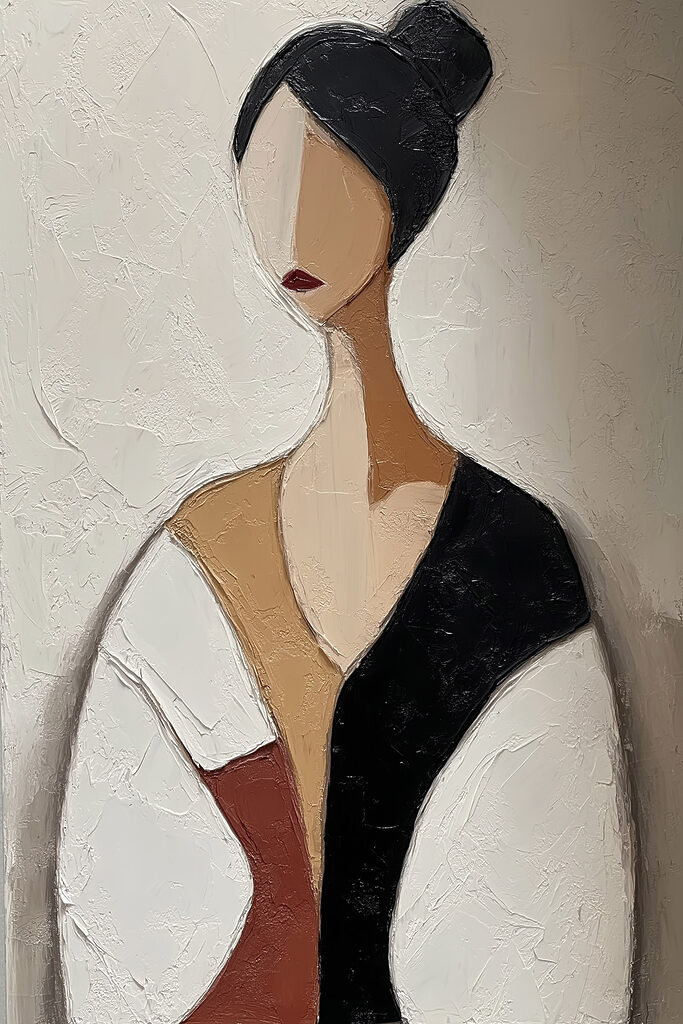 Painting of a woman Painting of a woman