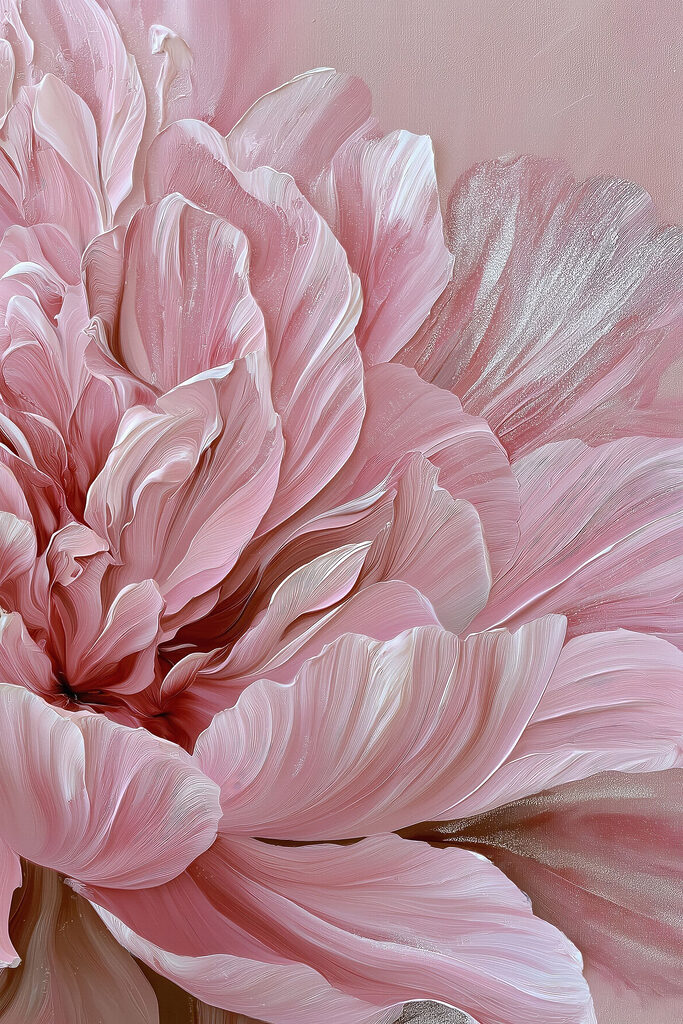 Soft blooms in gentle pastel hues