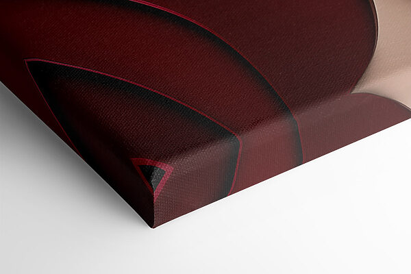 Flowing shapes in warm tones