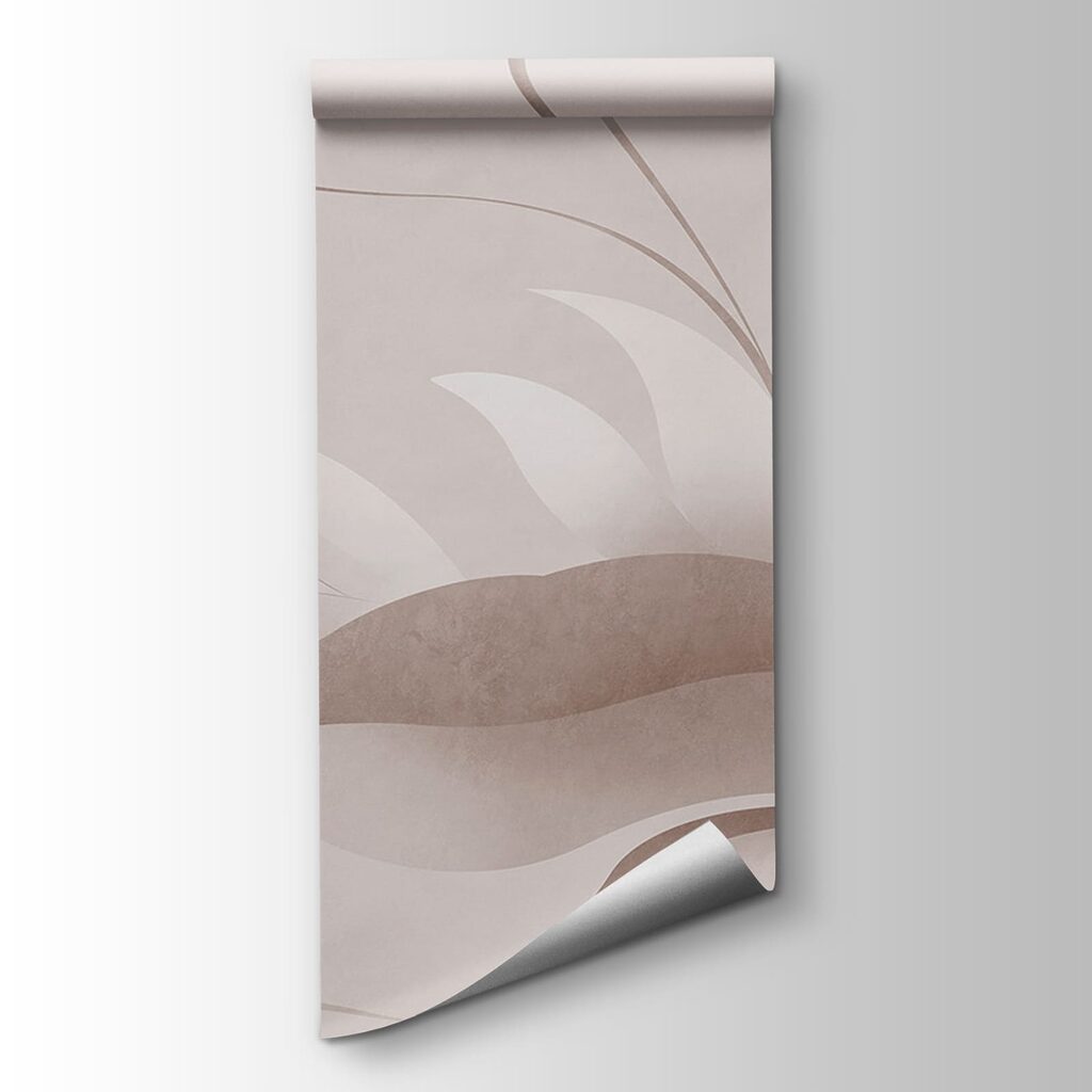 Serene floral design in soft tones
