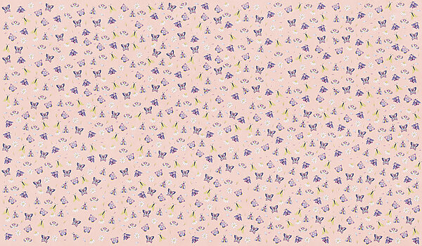Pattern of butterflies and flowers Pattern of butterflies and flowers