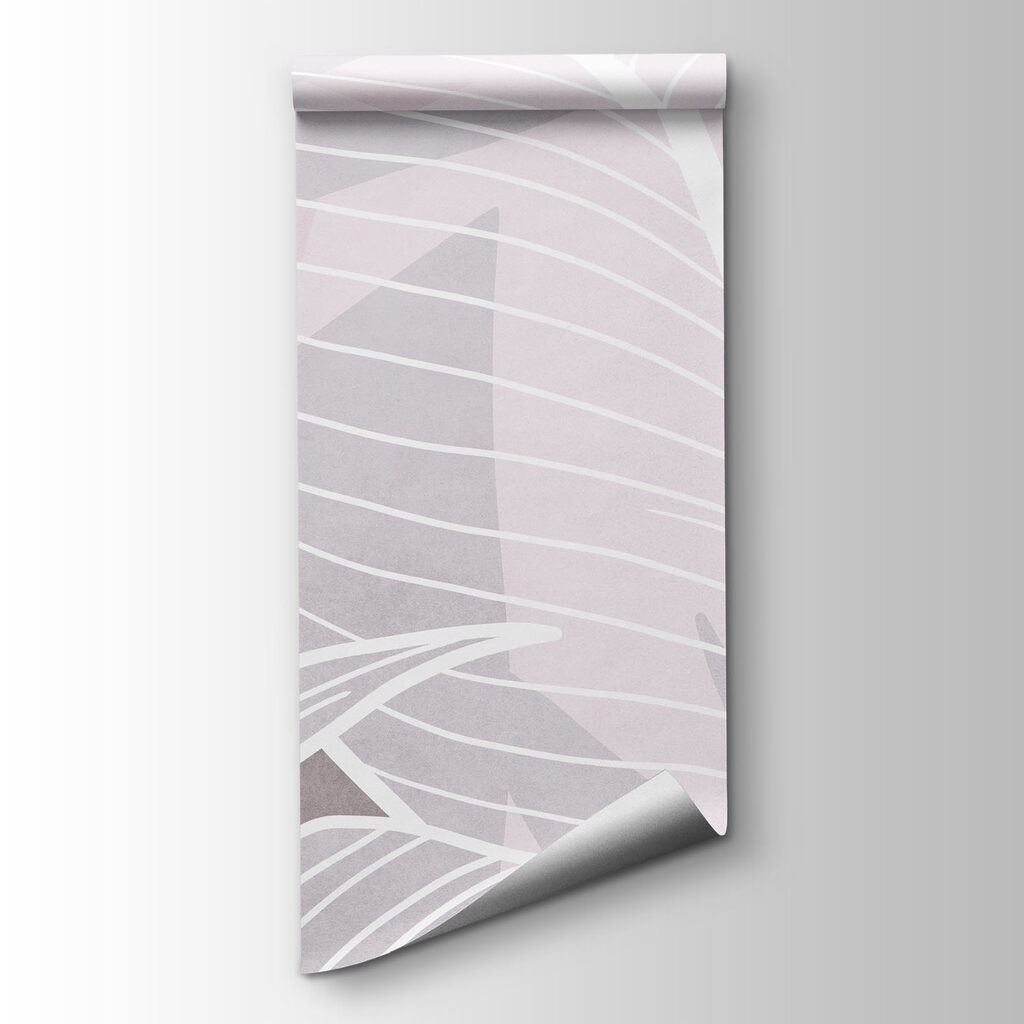 White leaves on a pink background White leaves on a pink background