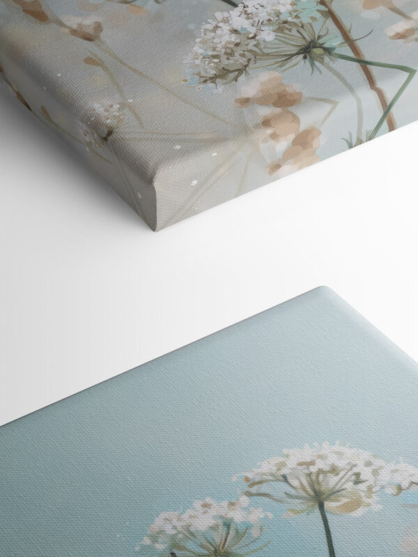 Delicate blooms against a soft backdrop