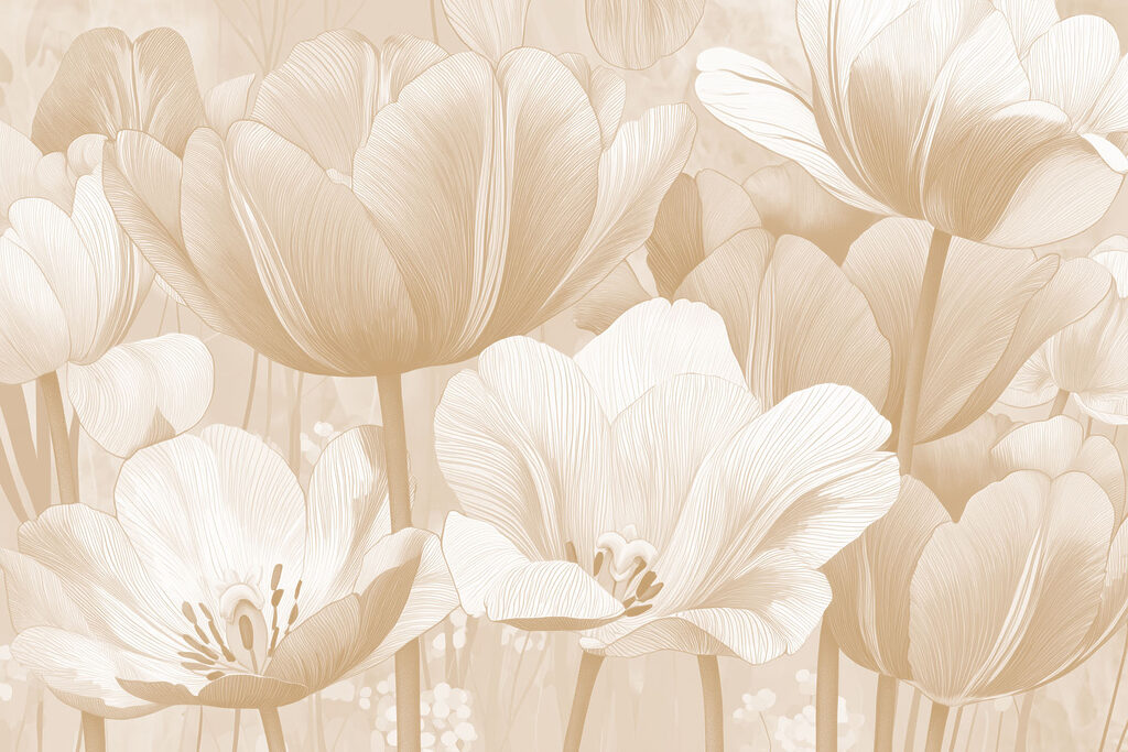 Delicate blooms in soft hues Delicate blooms in soft hues