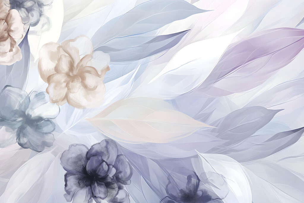 Soft petals in gentle hues Soft petals in gentle hues