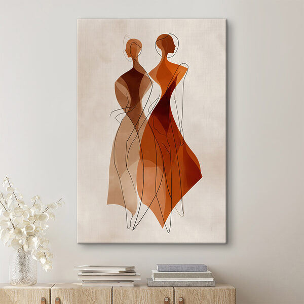 Drawing of two women Drawing of two women
