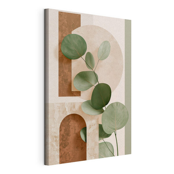 Green leaves on a branch