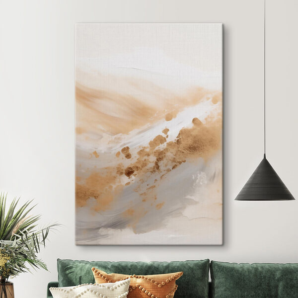 Waves of soft color blend together Waves of soft color blend together