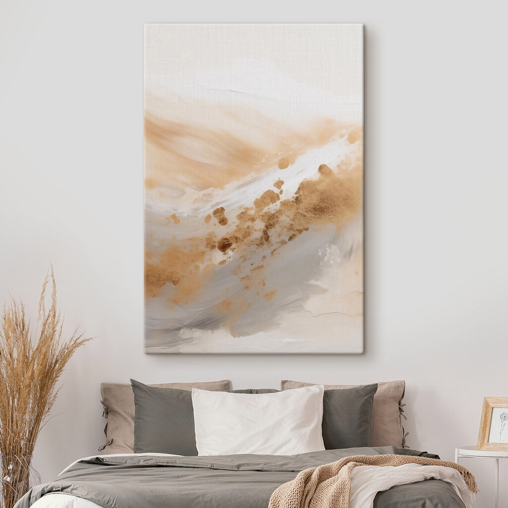 Waves of soft color blend together Waves of soft color blend together