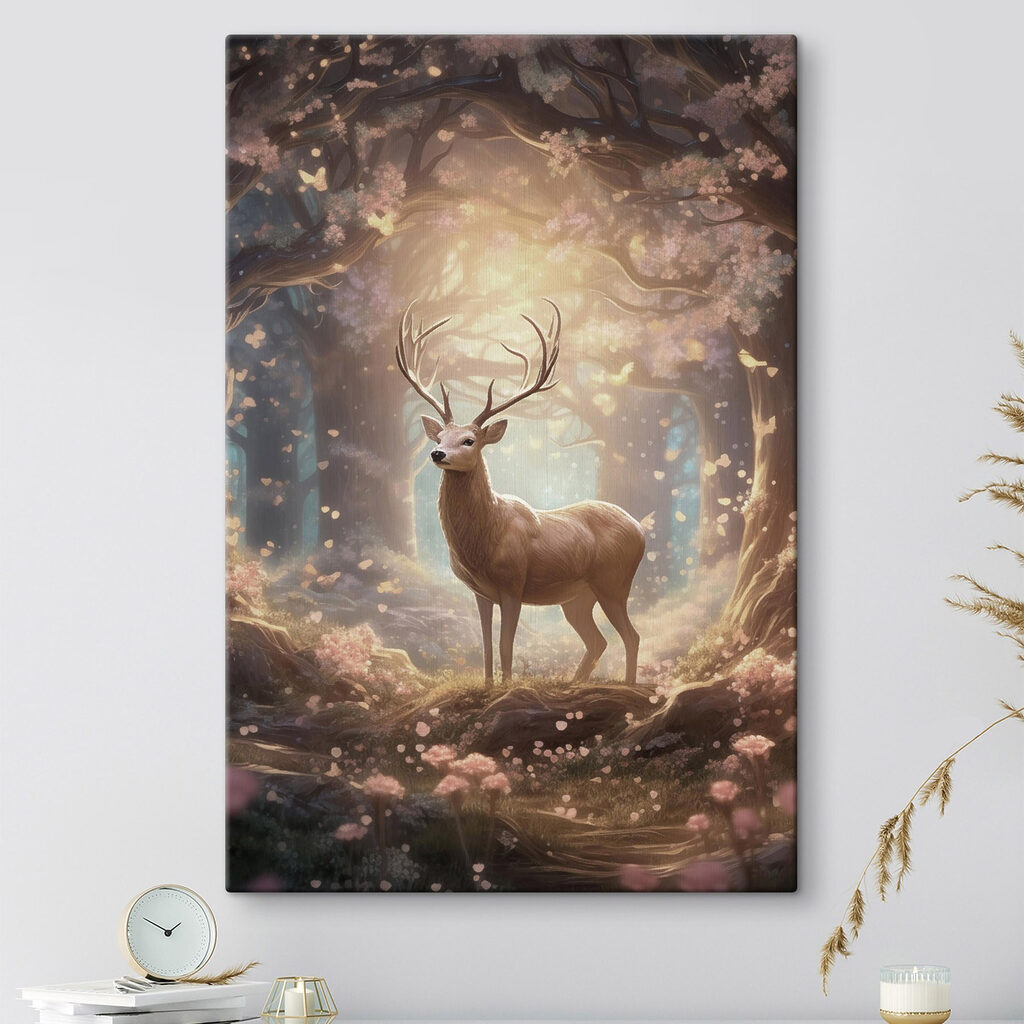 Deer in a forest Deer in a forest