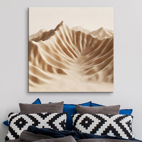 Sand mountain with a ridge Sand mountain with a ridge