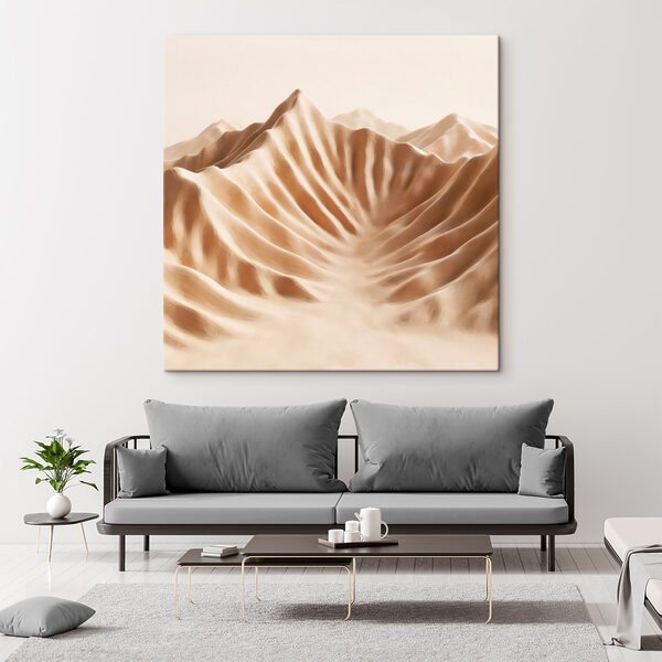 Sand mountain with a ridge Sand mountain with a ridge
