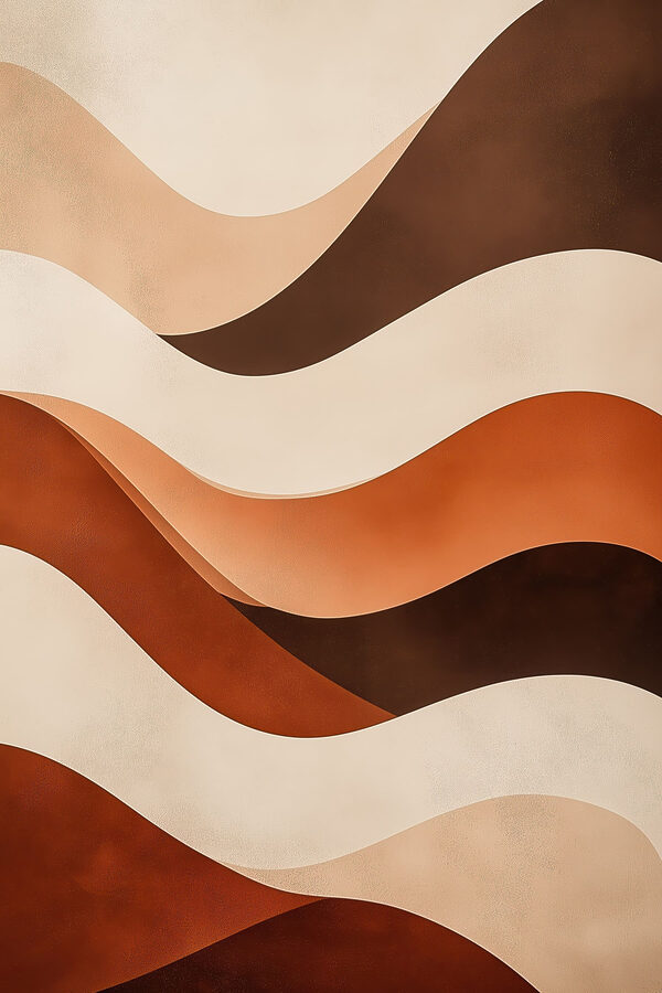 Flowing lines in warm tones Flowing lines in warm tones