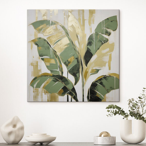 Painting of a leafy plant