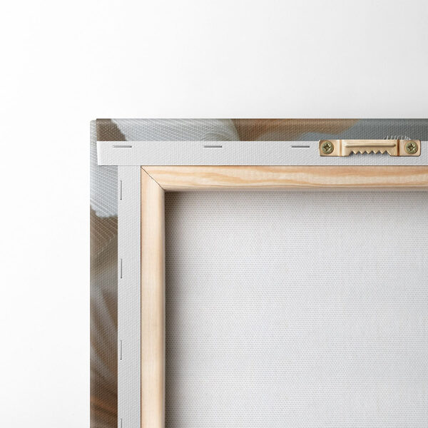 Delicate paper leaves in soft hues