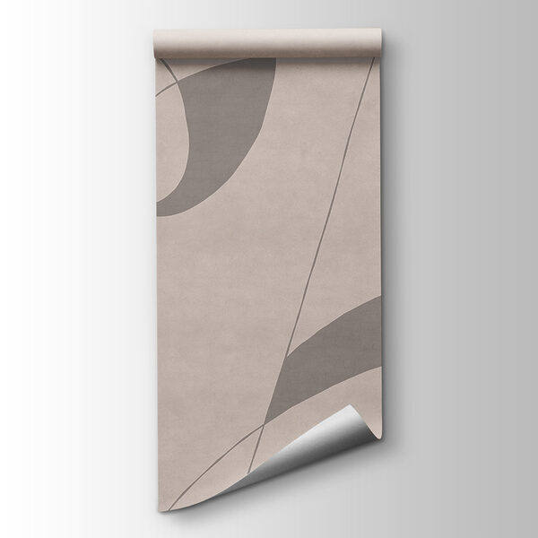 Grey and black swirly line