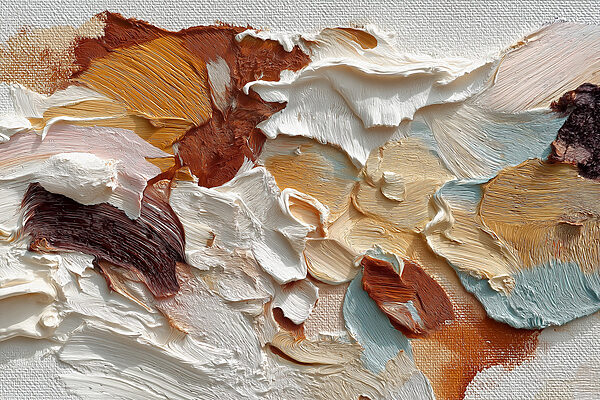 Abstract colors blend in harmony