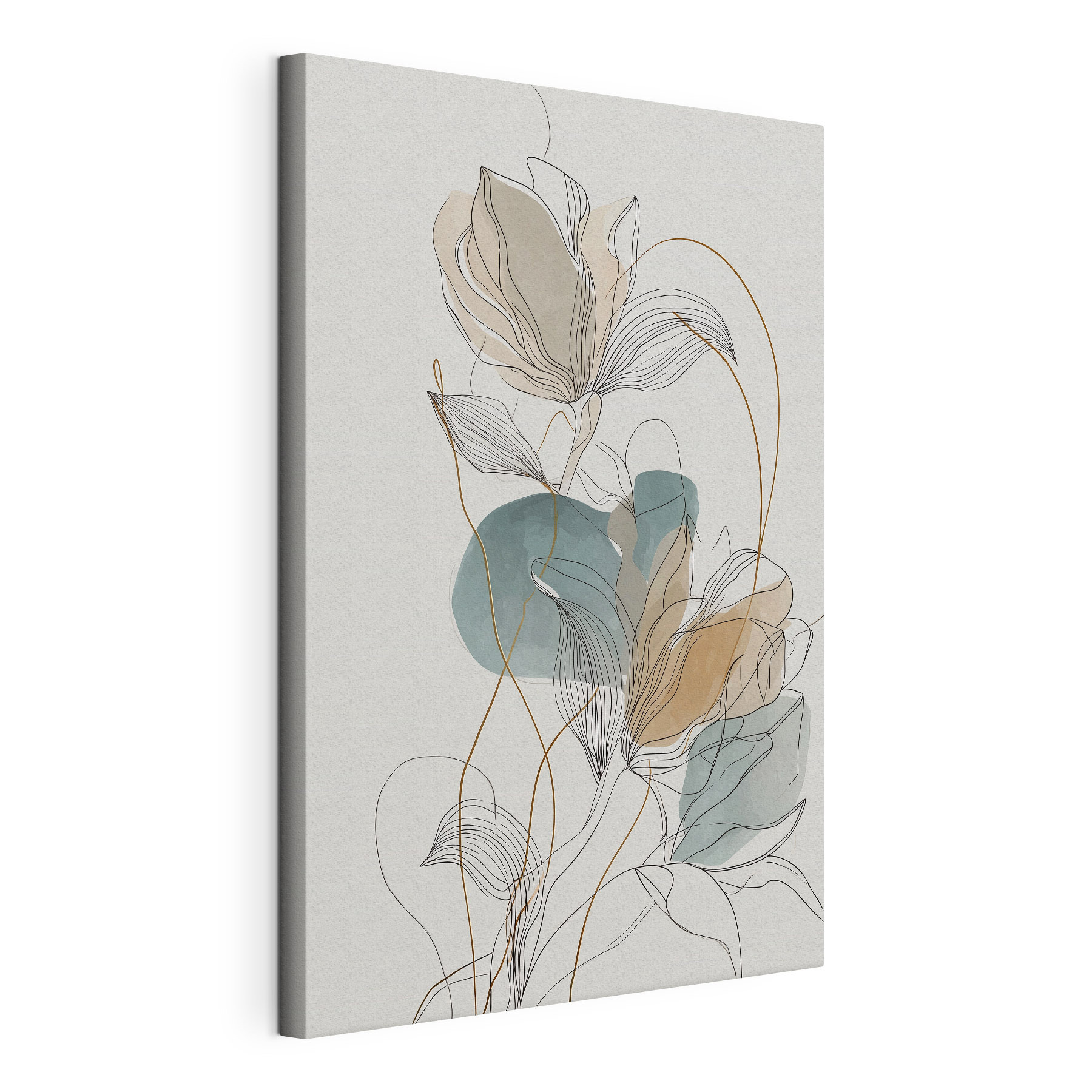 Ethereal floral line art design Ethereal floral line art design