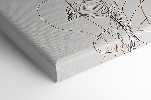 Ethereal floral line art design Ethereal floral line art design
