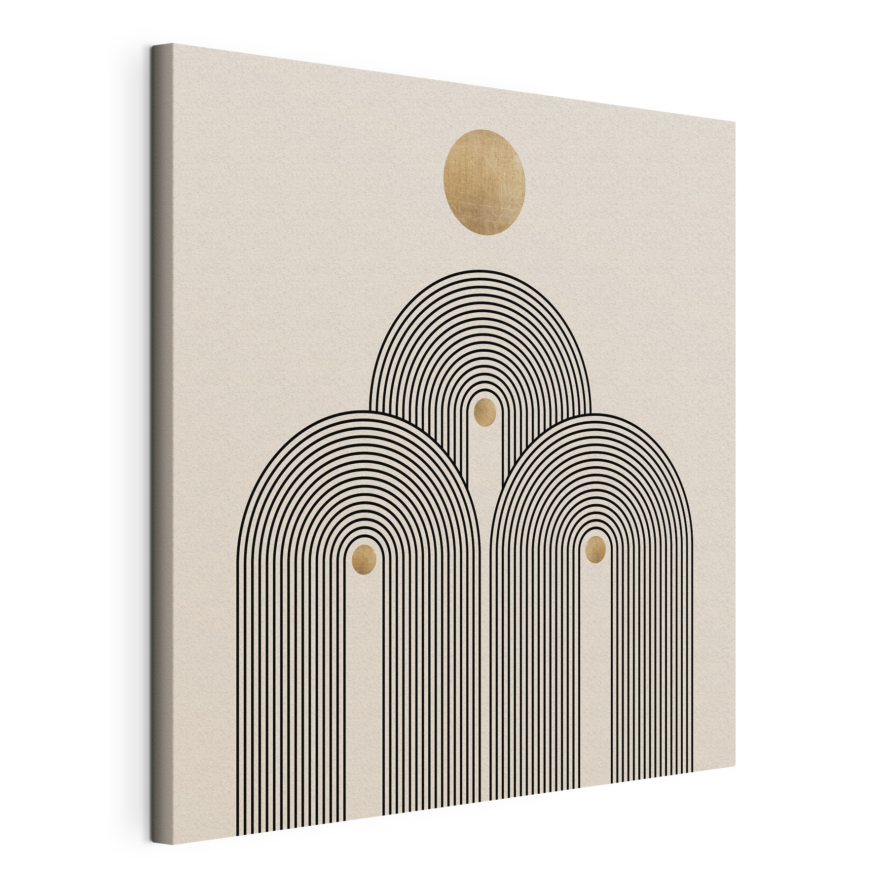 Sun-drenched arches in serene symmetry Sun-drenched arches in serene symmetry