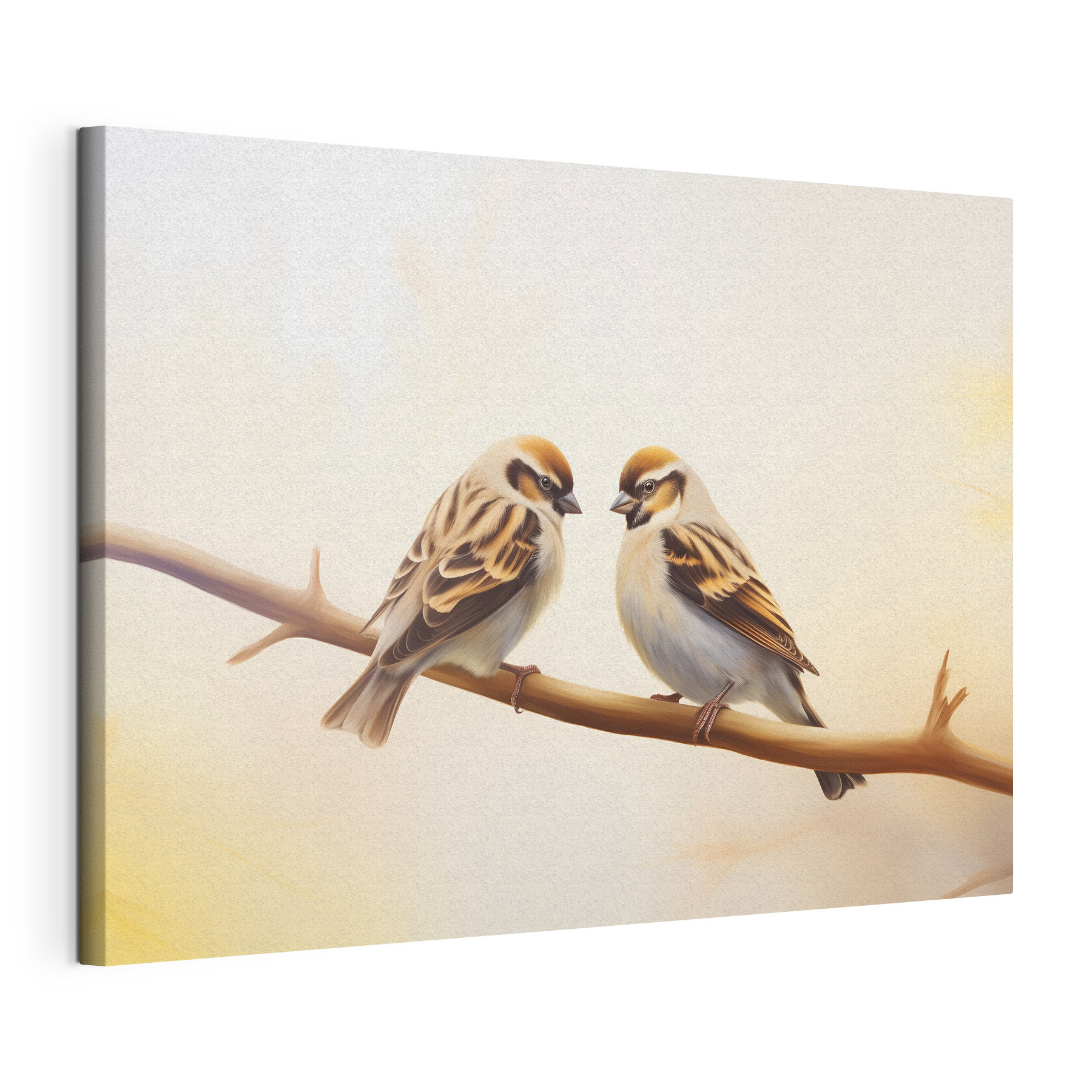 Two birds on a branch Two birds on a branch