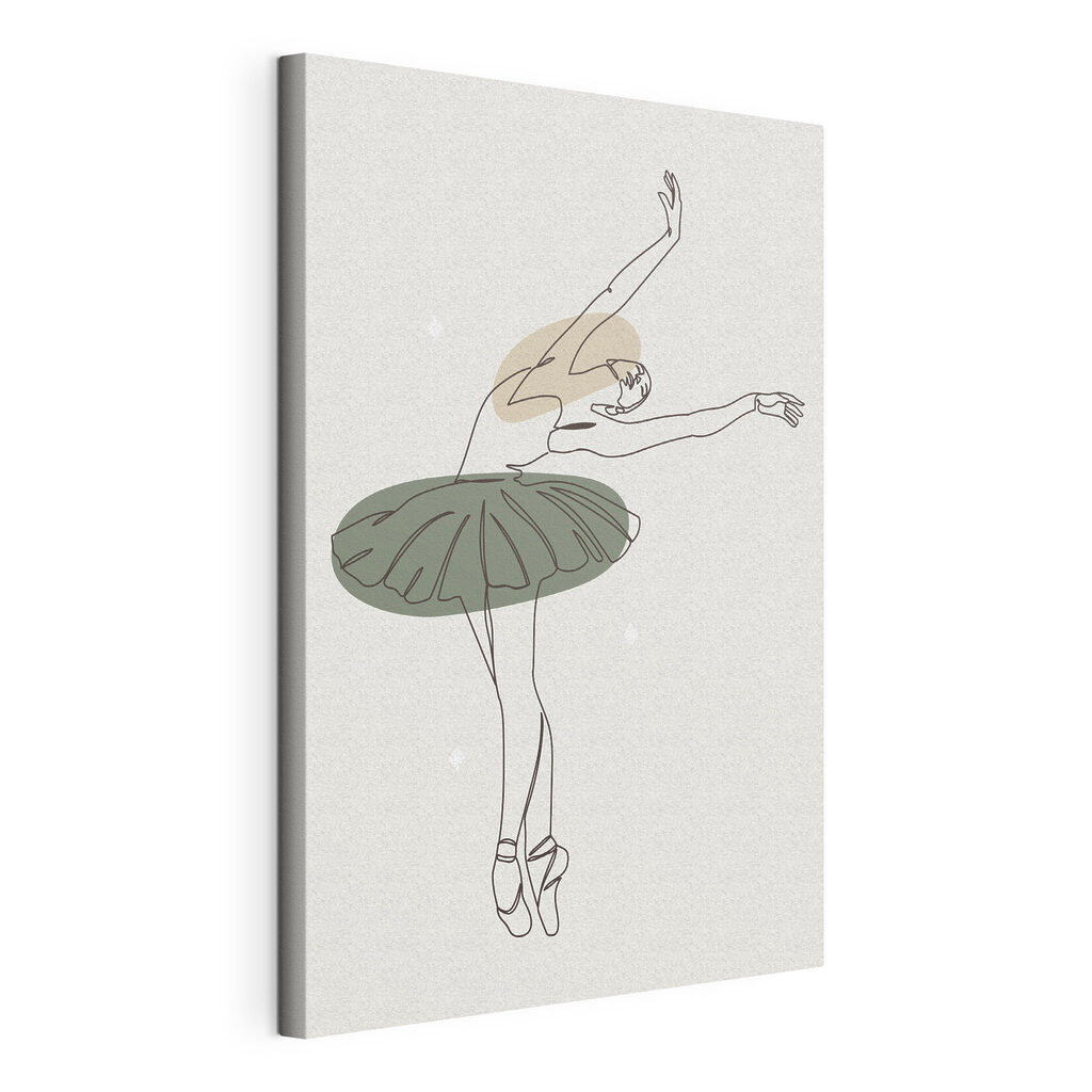 A drawing of a ballerina A drawing of a ballerina