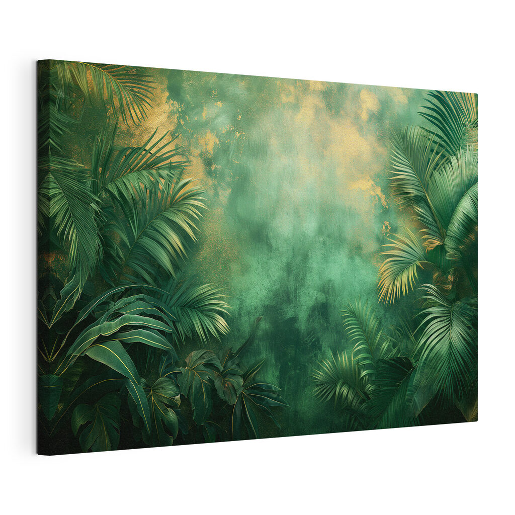 Lush greenery in vibrant tones Lush greenery in vibrant tones