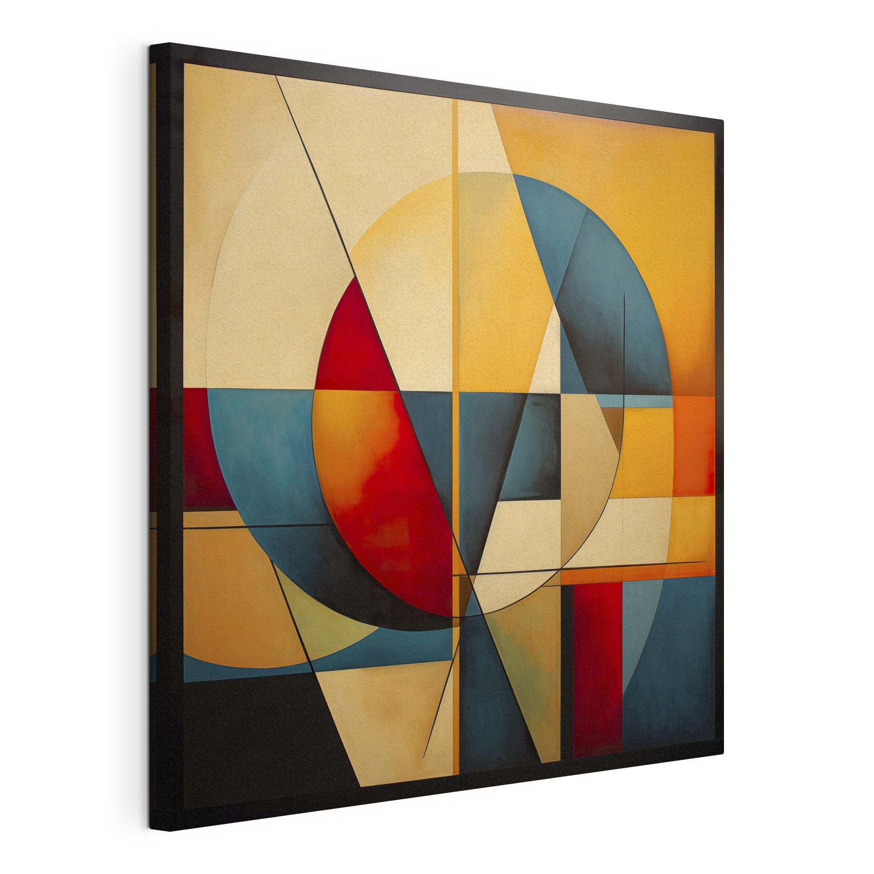 A painting of a circle and a circle A painting of a circle and a circle