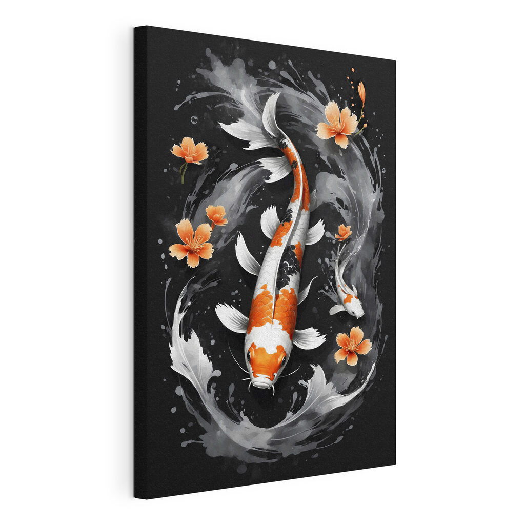 A fish with flowers and water