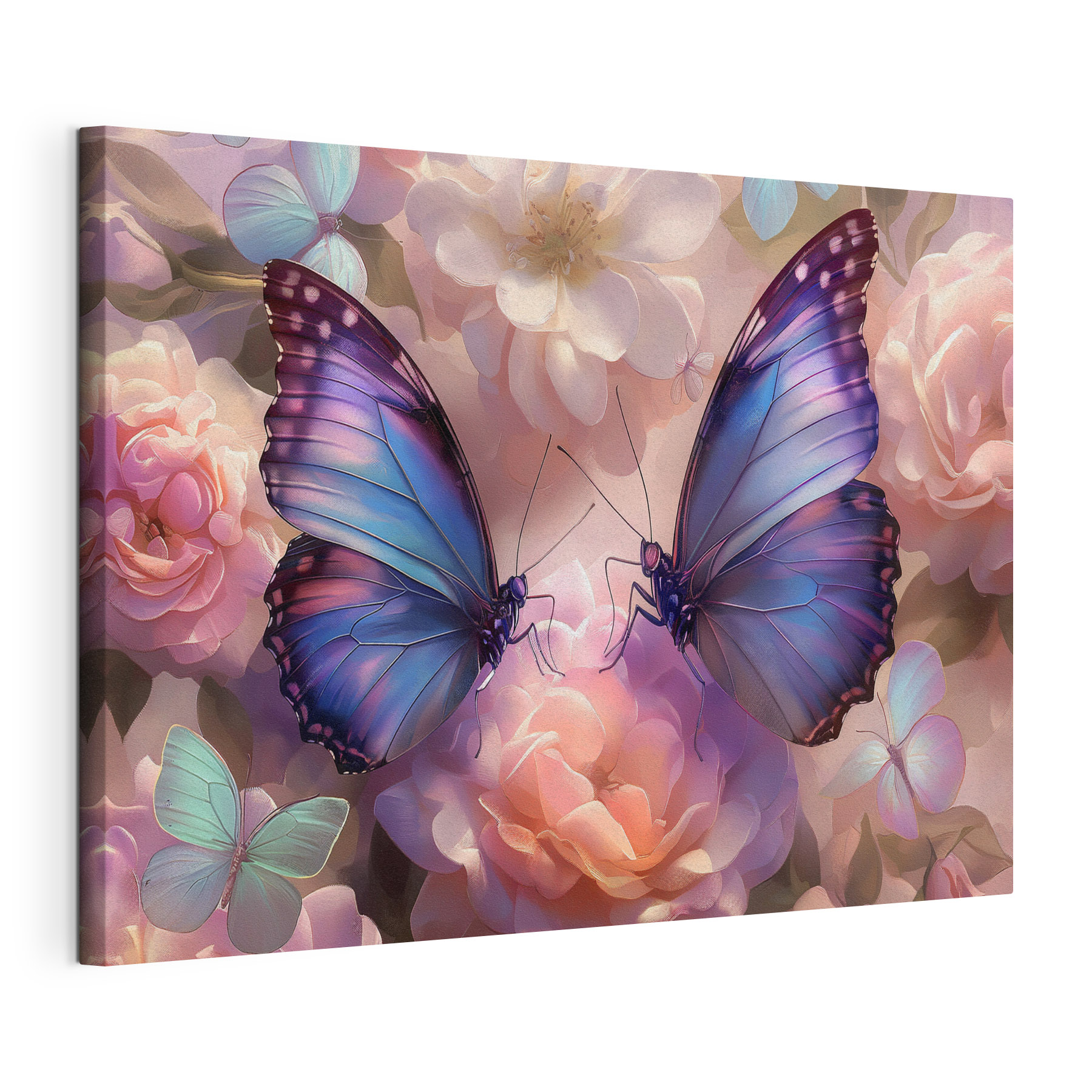 Two butterflies on a flower Two butterflies on a flower